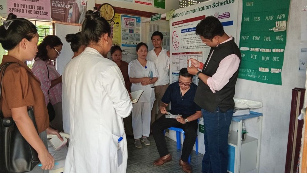 National Quality Assurance Standards External Assessors have arrived to evaluate the Khehokhu Health & Wellness Centre in Dimapur.